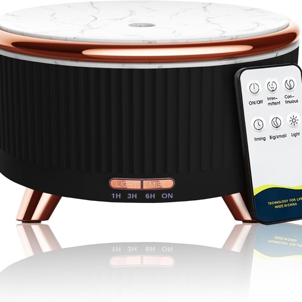 Diffusers for Essential Oils Large Room, 500ml Aromatherapy Diffuser Cool Mist H